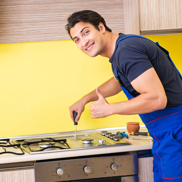 can you provide references from satisfied stove repair customers in Burdett Kansas